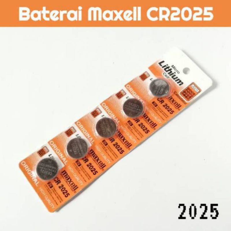 Baterai Bateray CR2016 CR2025 CR2032 maxell Lithium batteray murah batreai jam tangan AG