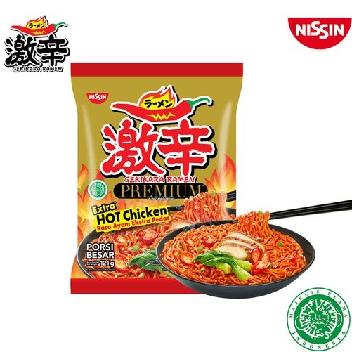 Jual Nissin Gekikara Ramen Premium Rasa Ayam Ekstra Pedas 121 G