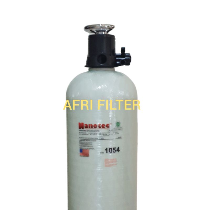 Tabung Filter Air FRP 1054 Kepala 5 Way Untuk Softener