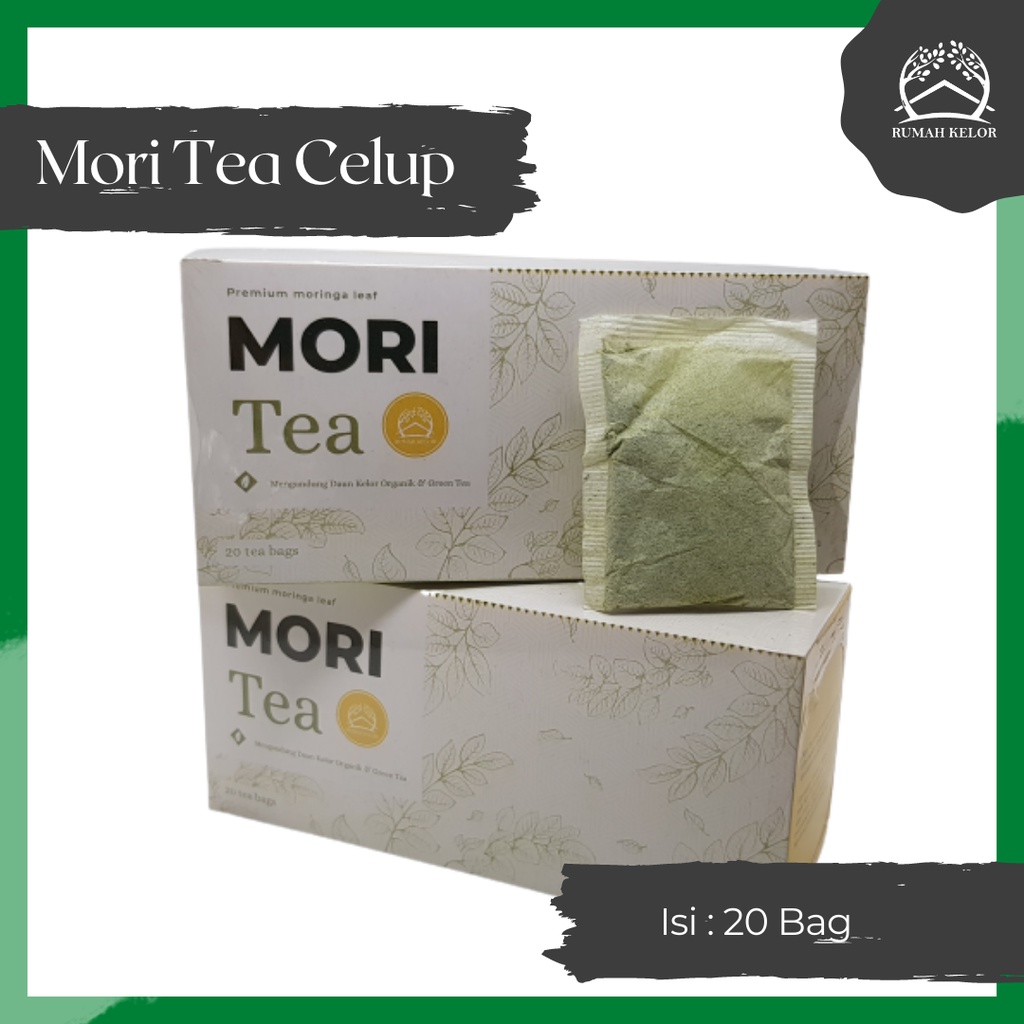 

Teh Celup Daun Kelor MoriTea isi 20 bag