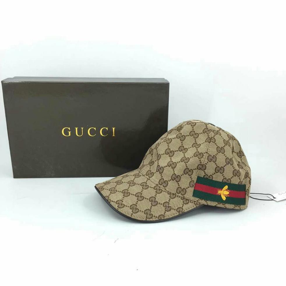 MURAH TOPI GUCCII GG BROWN BEE MIRROR QUALITY HOT