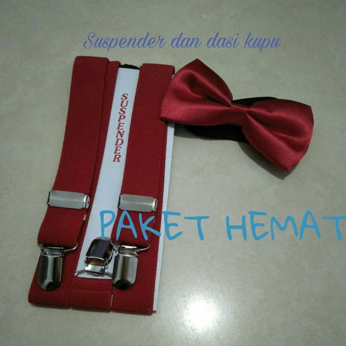Terbaru Suspender Dan Dasi Kupu Kupu Anak Hitam Spesial Shopee - black and white checked bow tie roblox