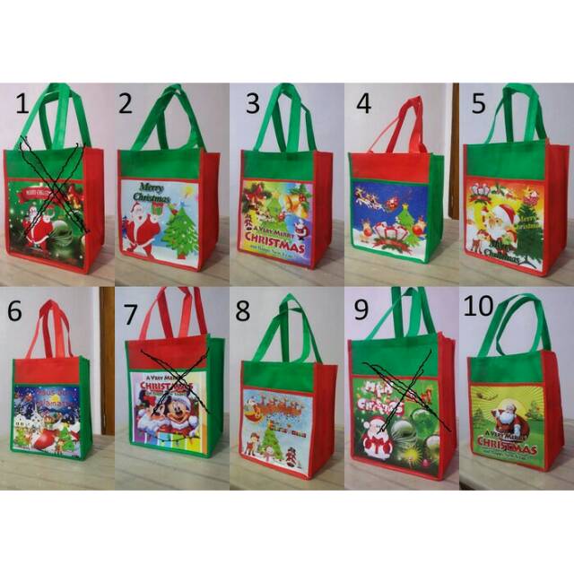 

tas natal TVM kantong souvenir natal