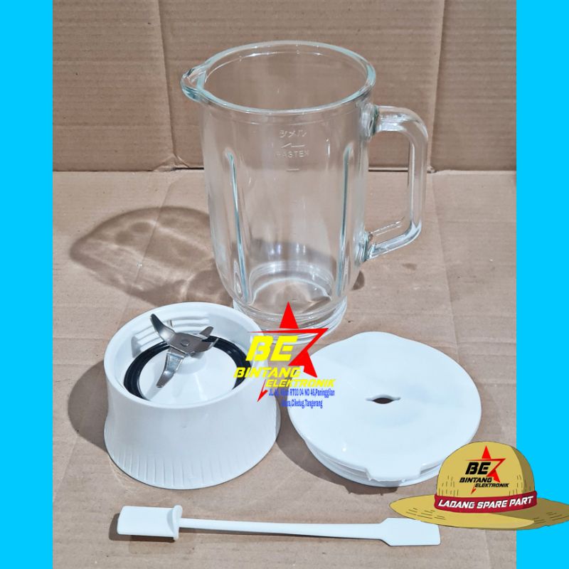 SET GELAS TABUNG JAR JUS BLENDER PANASONIC MX GX 1011 1462 1061 1521 1021 1511 1021 1462 2012 2062  KACA