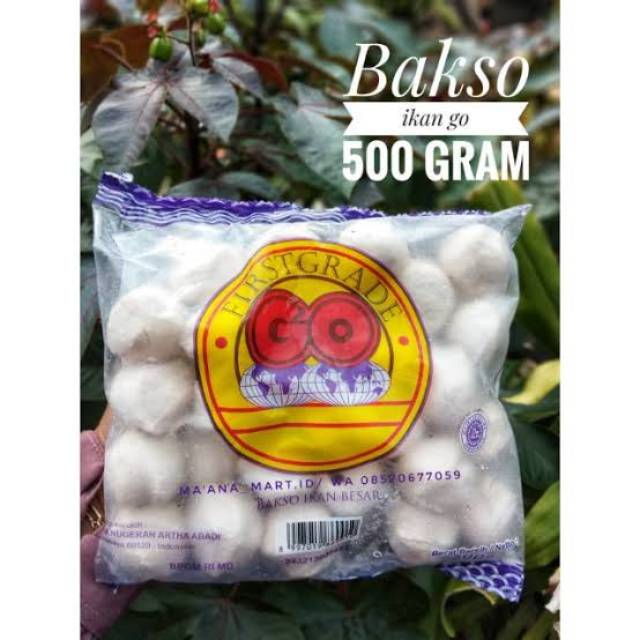 Bakso Ikan Go 500gr | Pentol | Baso Frozen Food Murah