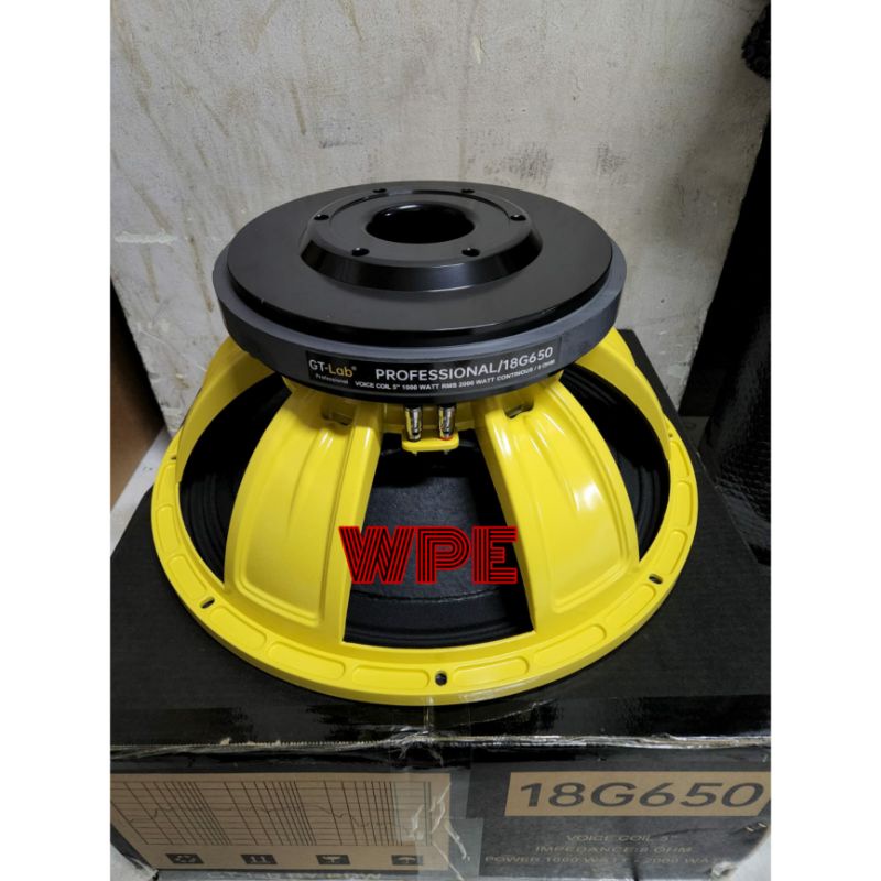 speaker komponen rdw gt lab 18g650 gt lab 18g 650 18inch original
