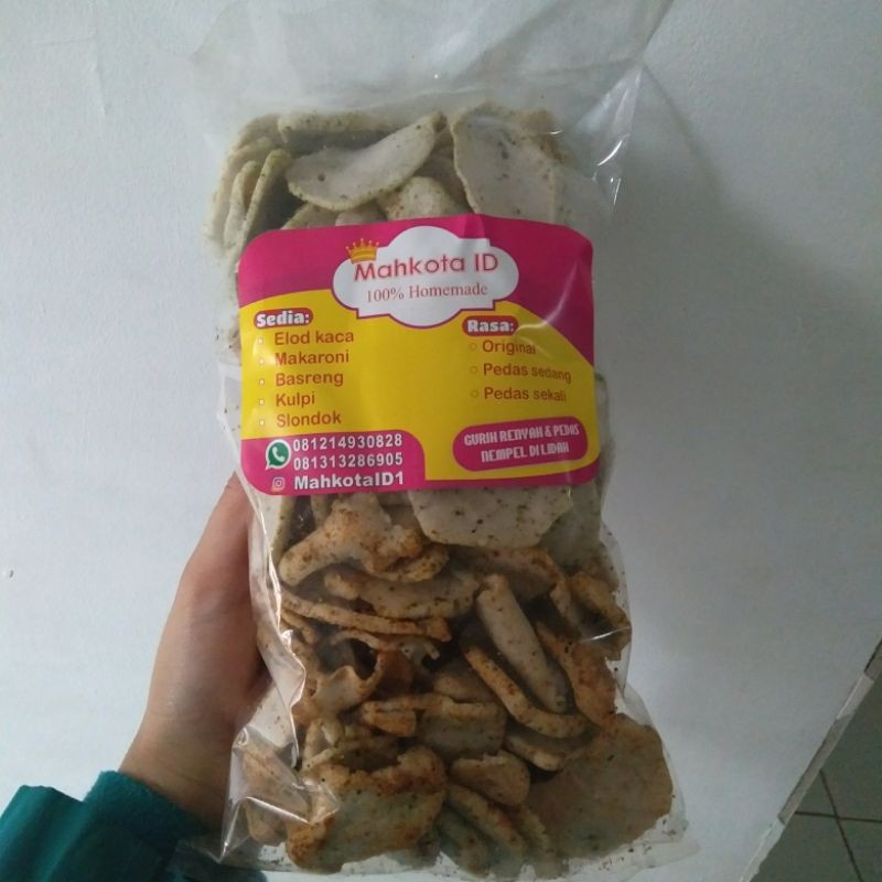

keripik basreng / keripik baso goreng Bandung mahkota ID netto 250gram