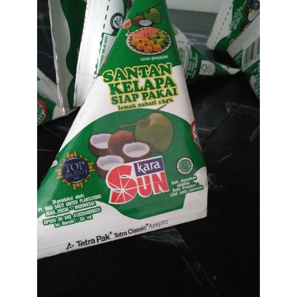 

Sun Kara Santan Kelapa Siap Pakai 65ml