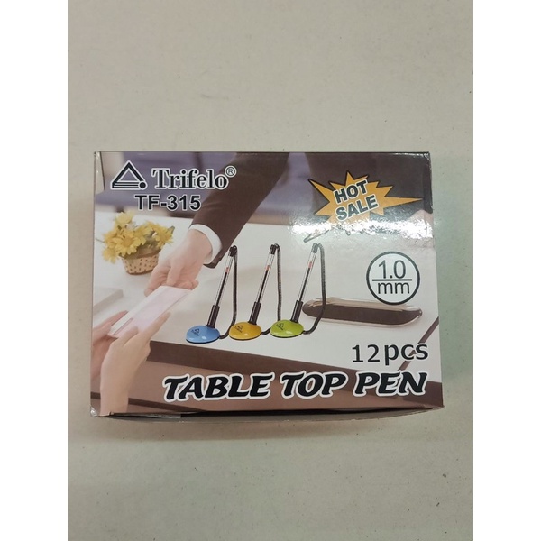 

TABLE TOP PEN / BULPEN SPIRAL MEJA / BULPEN MEJA MEREK TRIFELO TF-315 ( 1biji )