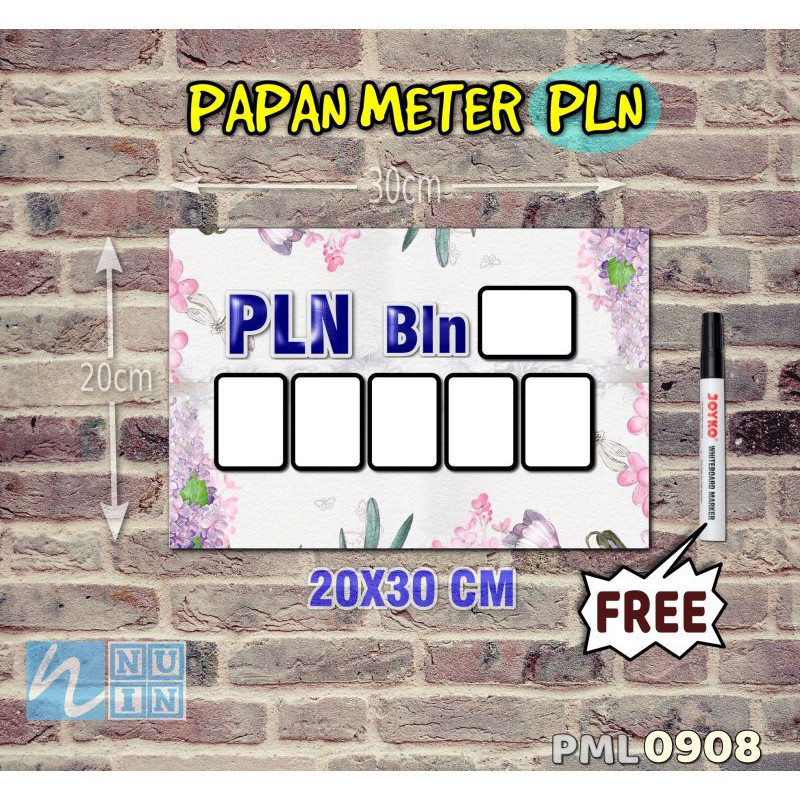 

Nuin Papan Meter Listrik PLN PAM motif Unik - Lukis 08
