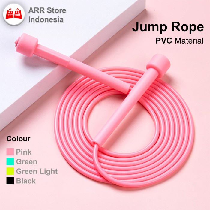 Lompat Tali Skipping Rope Olahraga Jump Rope Skipping PVC+PP 2.8 m