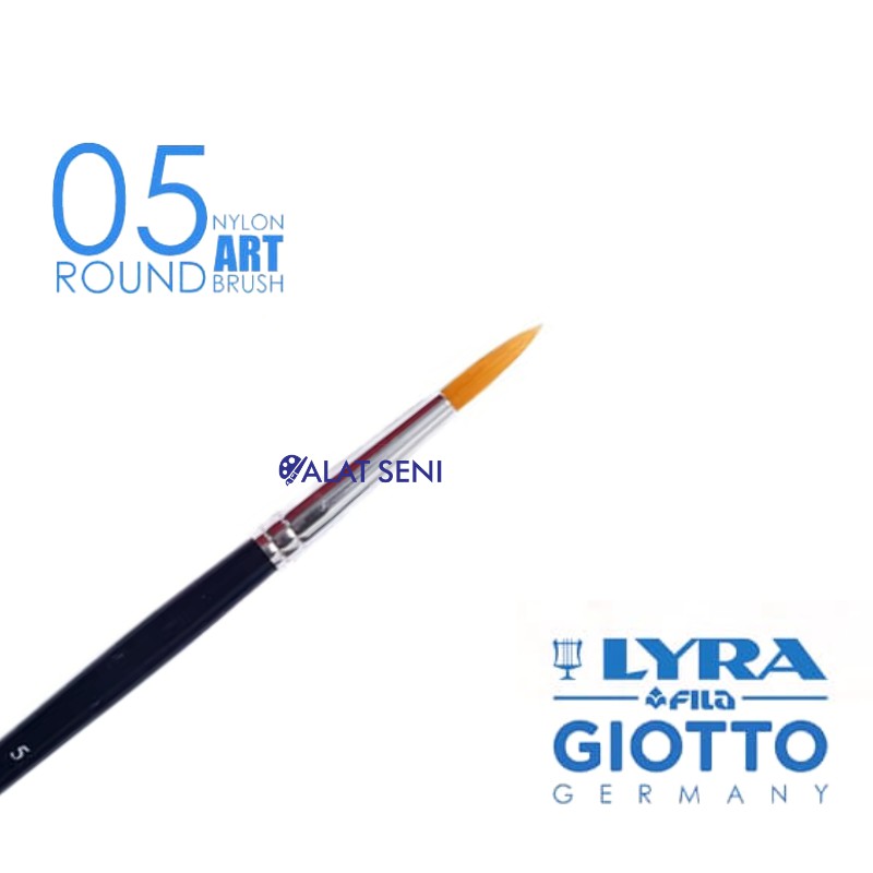 

Kuas Lyra Bulat 05 - Lyra Art Brush Round No.05 -Kuas Lukis Lyra -Lyra Taklon Art Brush Round No. 05