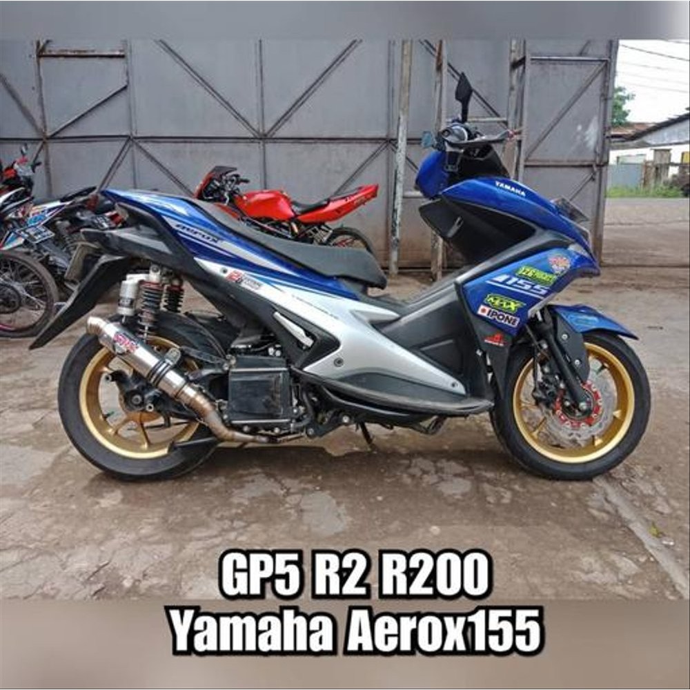 KNALPOT RACING WRX GP5 SS R200 Aerox155 Diskon bac 9017