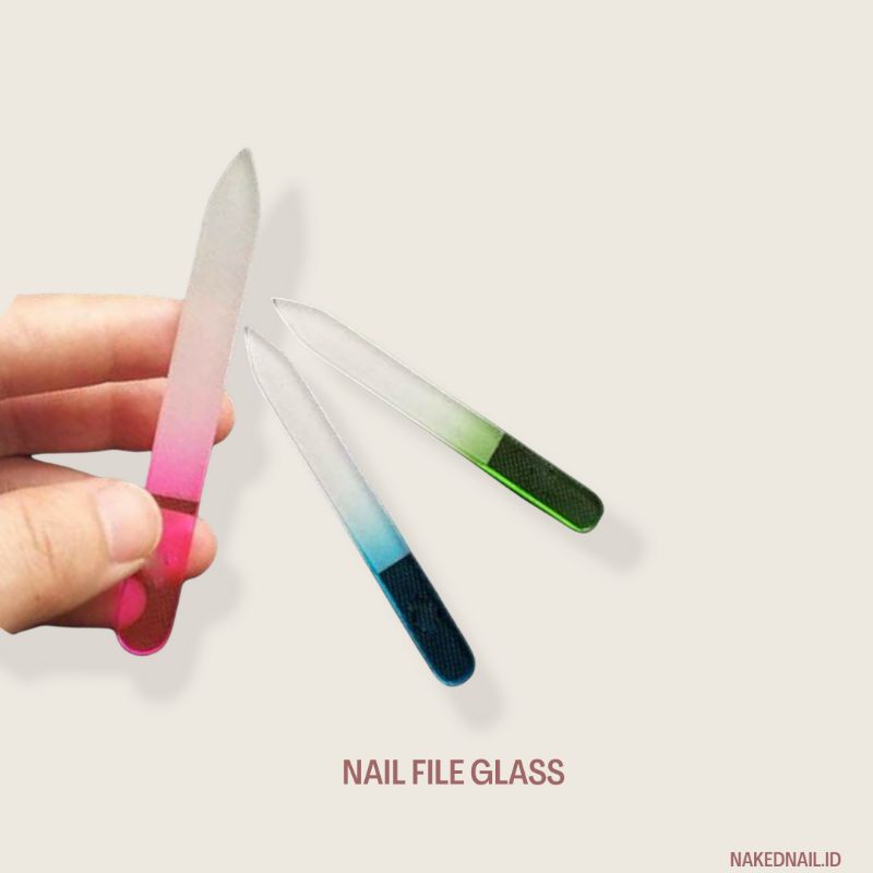 nail file glass / kikiran kaca buffer kasar nail art nailart