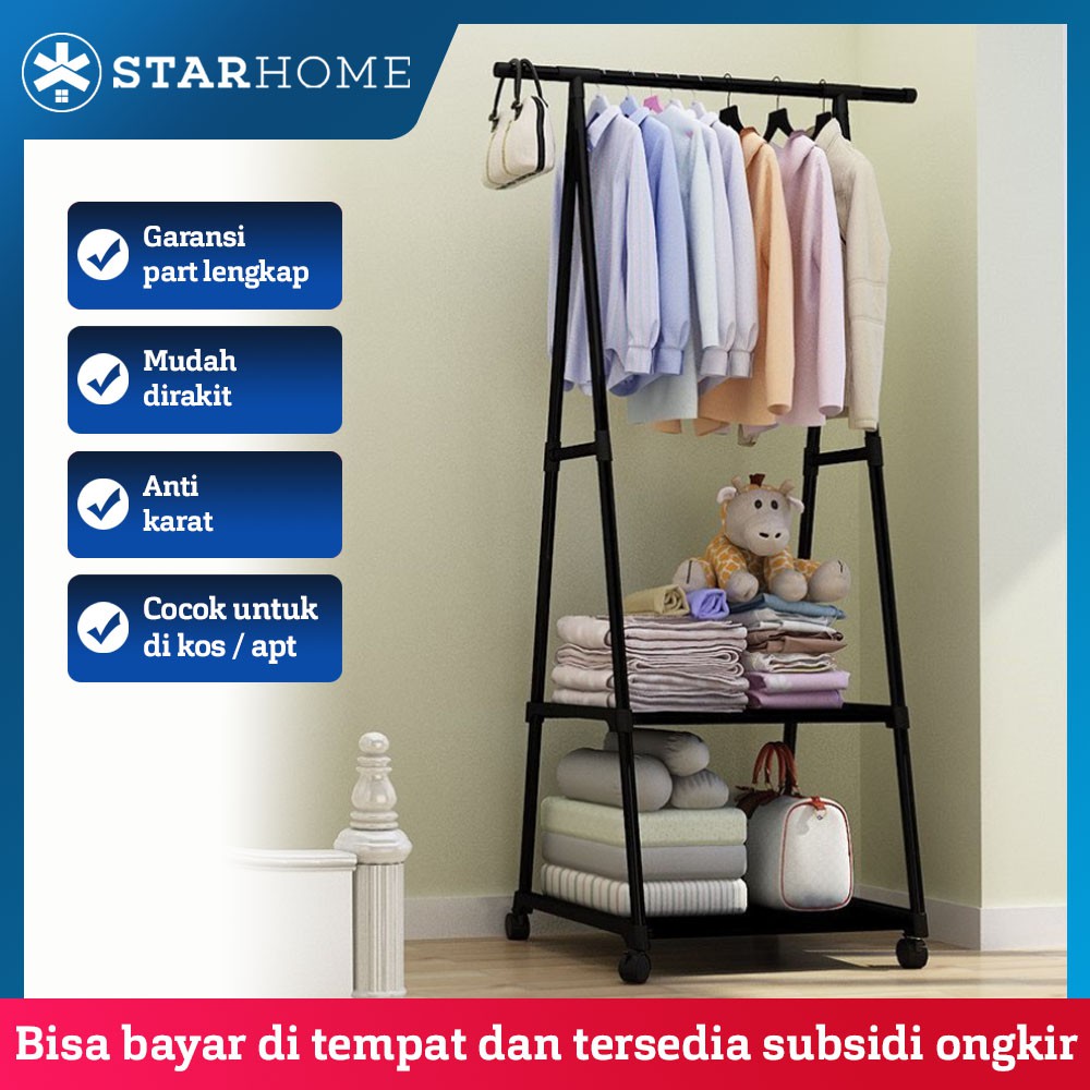 StarHome Rak Susun  Lemari Serbaguna Lengkap dengan 