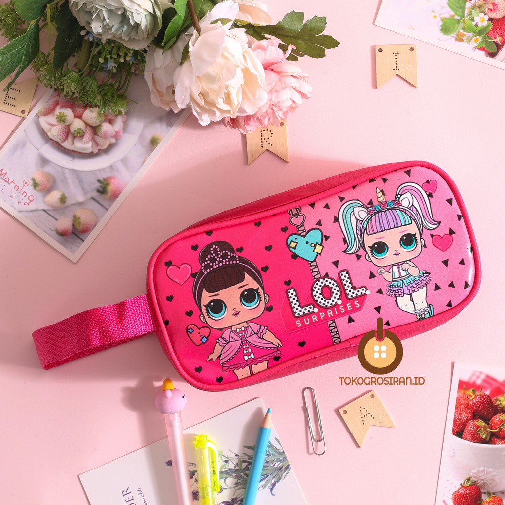 TOKOGROSIRAN.ID - KOTAK PENSIL ANAK CEWEK COWOK SUPERHERO PENCIL CASE PREMIUM MURAH