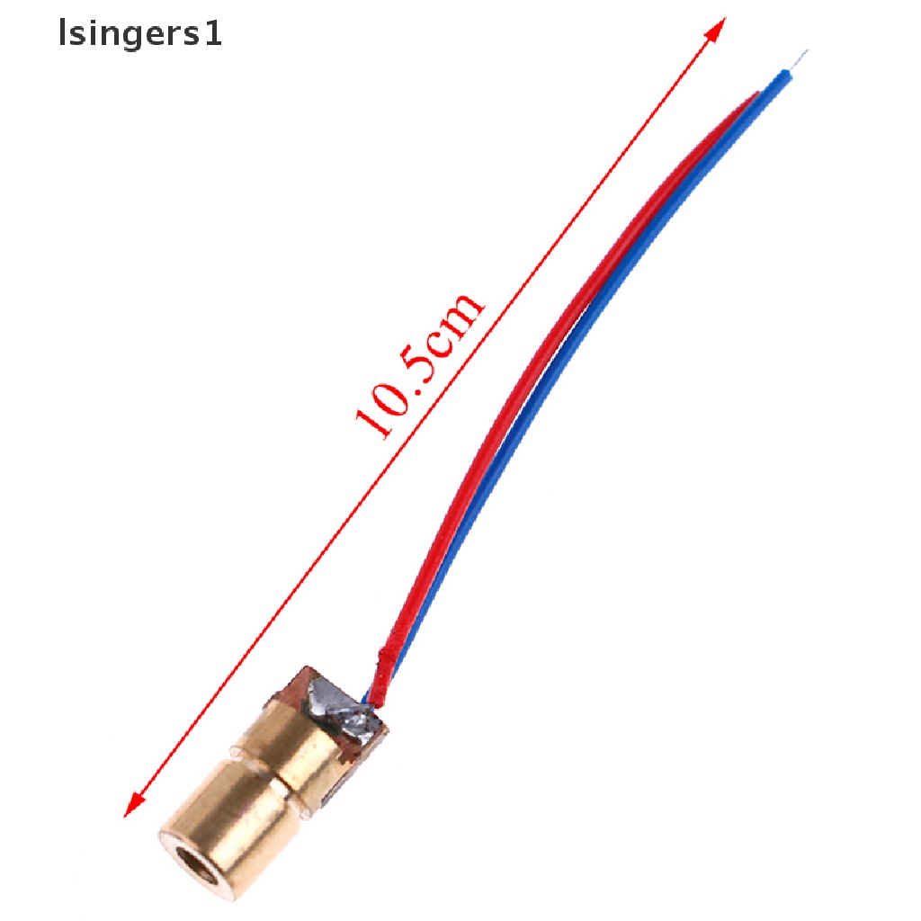 [lsingers1] 10Pcs 650nm 6mm 3V 5mW Mini Laser Dot Diode Module Head WL Red Boutique