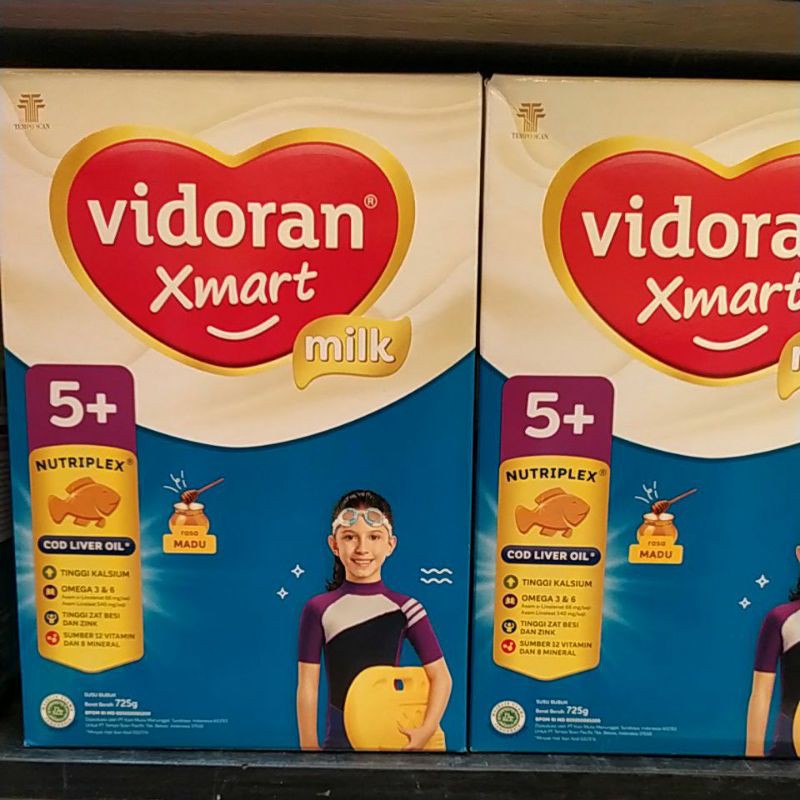 Vidoran Xmart 5 Madu, Coklat 700gr