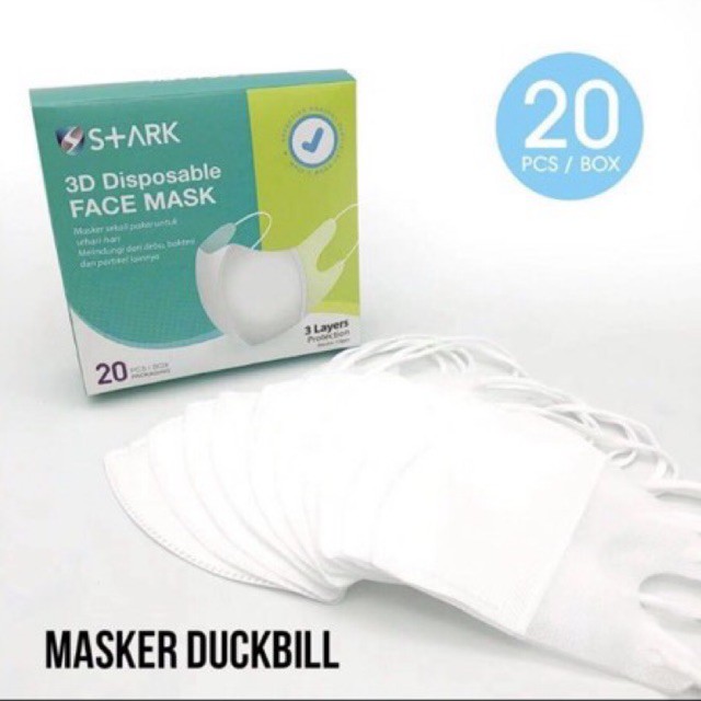 Jual Masker Duckbill S Ark Eceran Murah Masker Duckbill Tebal Murah Solo Masker Duckbill Warna Shopee Indonesia