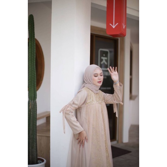 DRESS MUSLIM / DRESS BROKAT / GAMIS BROKAT