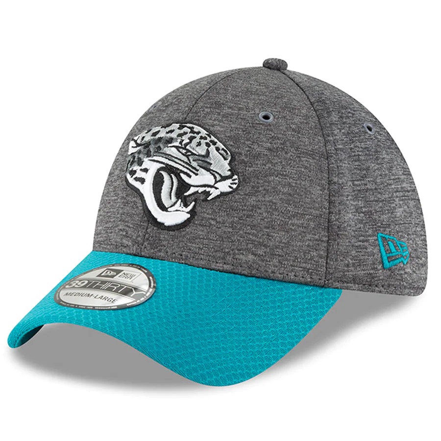 Topi NFL New Era 39THIRTY- Jacksonville Jaguars Sideline Home Graphite - M L