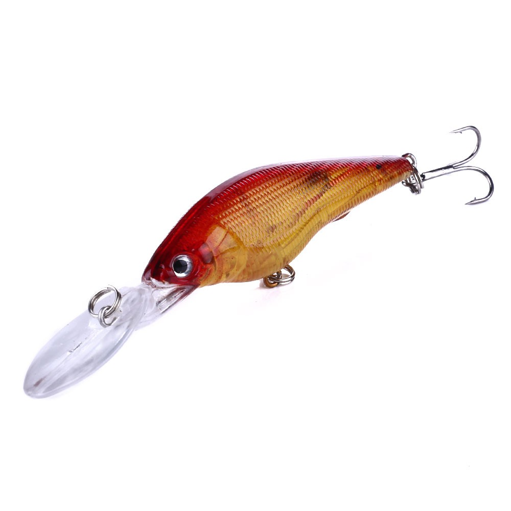 HENGJIA 1pcs 6.6g Floating Minnow Umpan Pancing Swimbait Bass Ikan Fishing Lure Wobbler Hard Bait Topwater Fishing Tackle