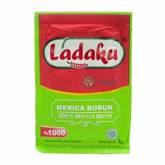 

Ladaku 7gr/ Lada Putih Bubuk/ Lada Bubuk Instant/ Lada Bubuk Sachet/ Merica Bubuk/ Merica Sachet