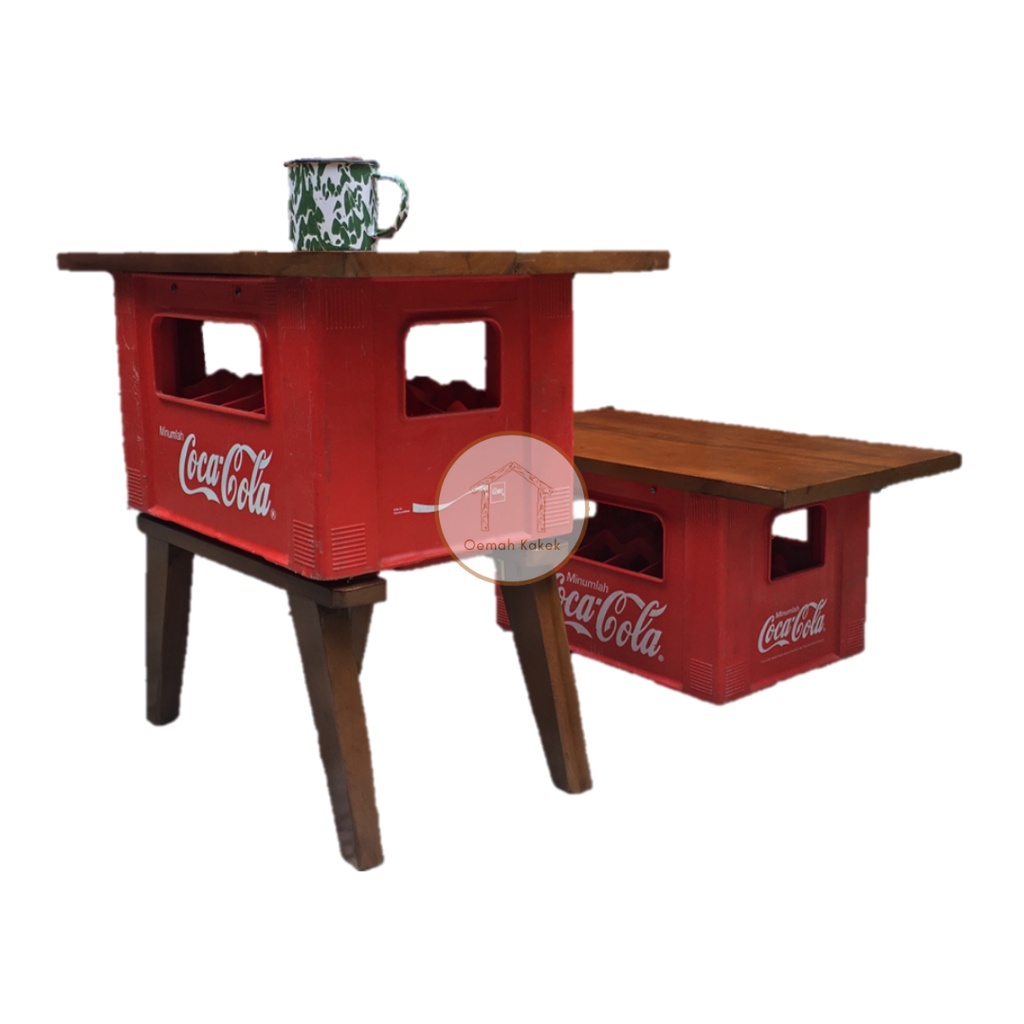 Meja Kursi Unik Krat Botol Coca Cola