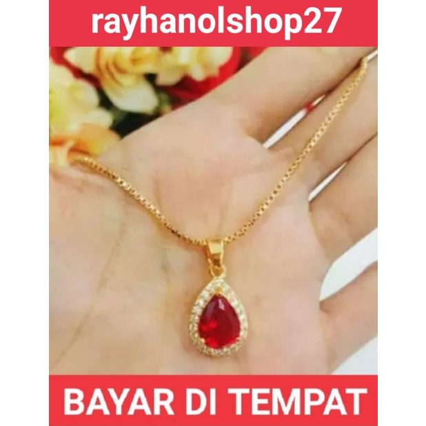 Perhiasan wanita dewasa dan remaja masa kini,Kalung titanium free liontin motif pilihan lapis emas gold 23k anti karat anti alergi, sehingga nyaman dipakai setiap saat, karena bahan titanium tidak mudah pudar dan anti alergi,