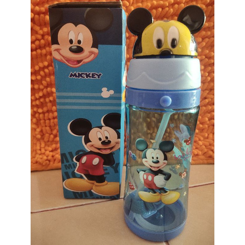 Botol kepala karakter Hello Kitty Keropi Micky Mouse Doraemon BPA