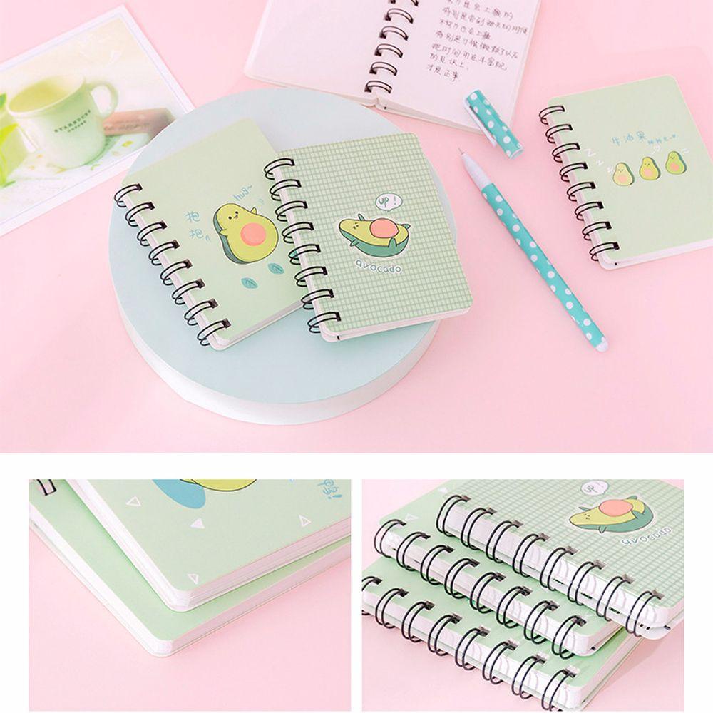 [Elegan] Coil Notepad Portable Anak Memo Pad Mini Sekolah Kantor Supply A7 Stationery Diary Book