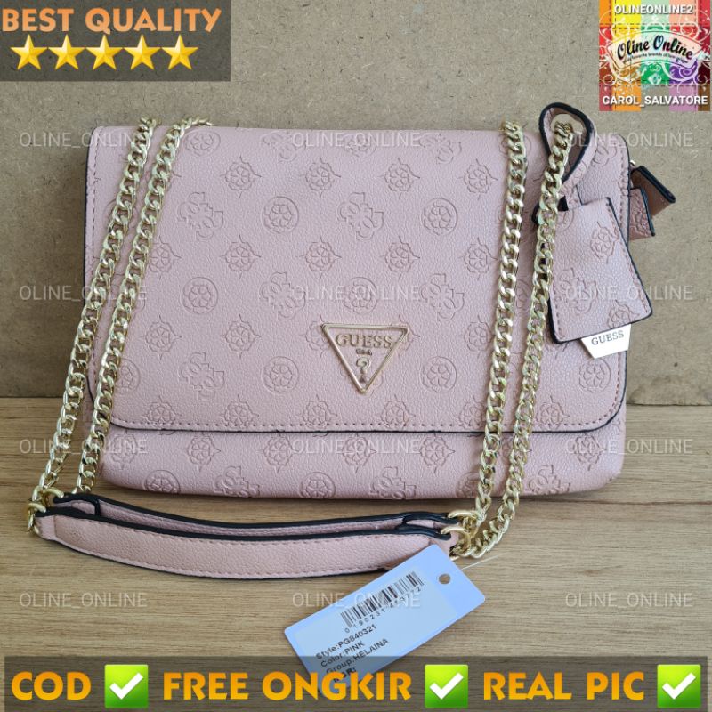 tas helaina gs  convertible emboss 4g sling bag crossbody and shoulder bag two compartmen 2 sekat