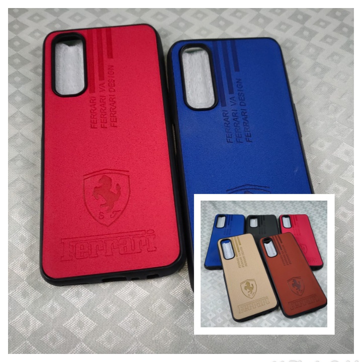 CASE KARAKTER FERRARI KULIT REALME 7