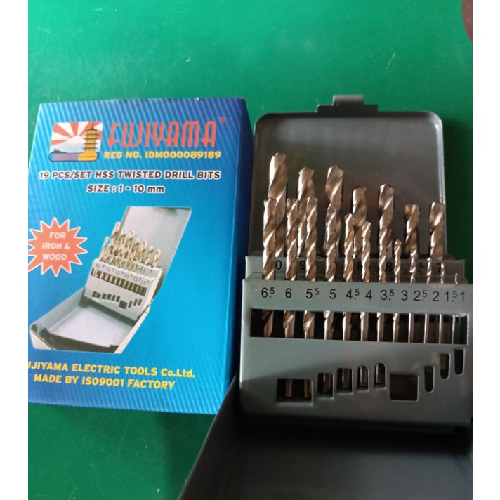 Mata bor set 19 pcs FUJIYAMA