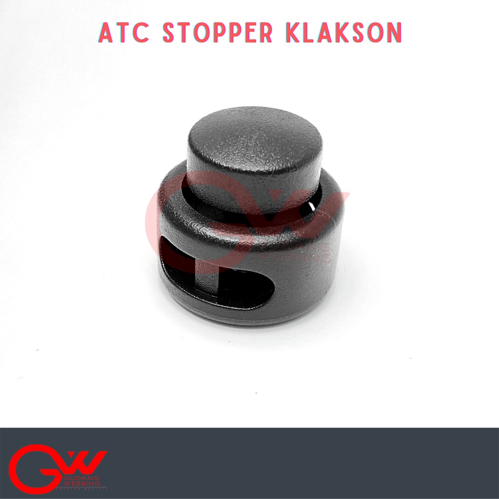 Stopper Tali Kur / Atc Stopper Klakson 2 lubang Acetal (100pcs)