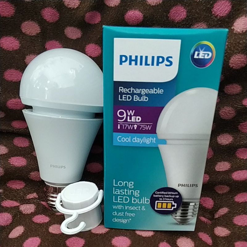 PHILIPS LAMPU EMERGENCY LED BOHLAM EMERGENSI LED MAGIC LUBY LAMPU DARURAT AC/DC