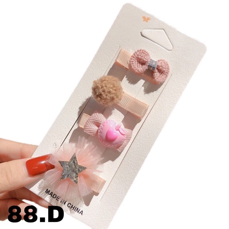 Pita Jepit Rambut Anak bayi Set Lucu Korea Import Hair clip Baby kids