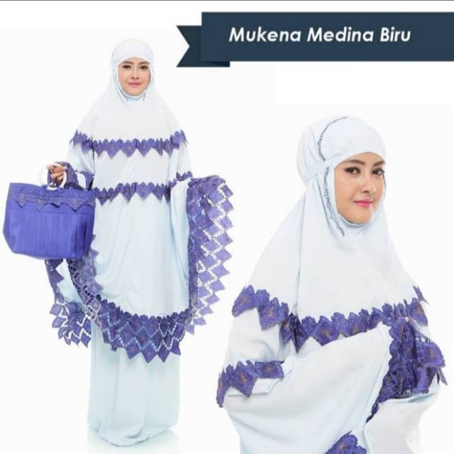 Mukena Set Dewasa Medina Bahan Rosella
