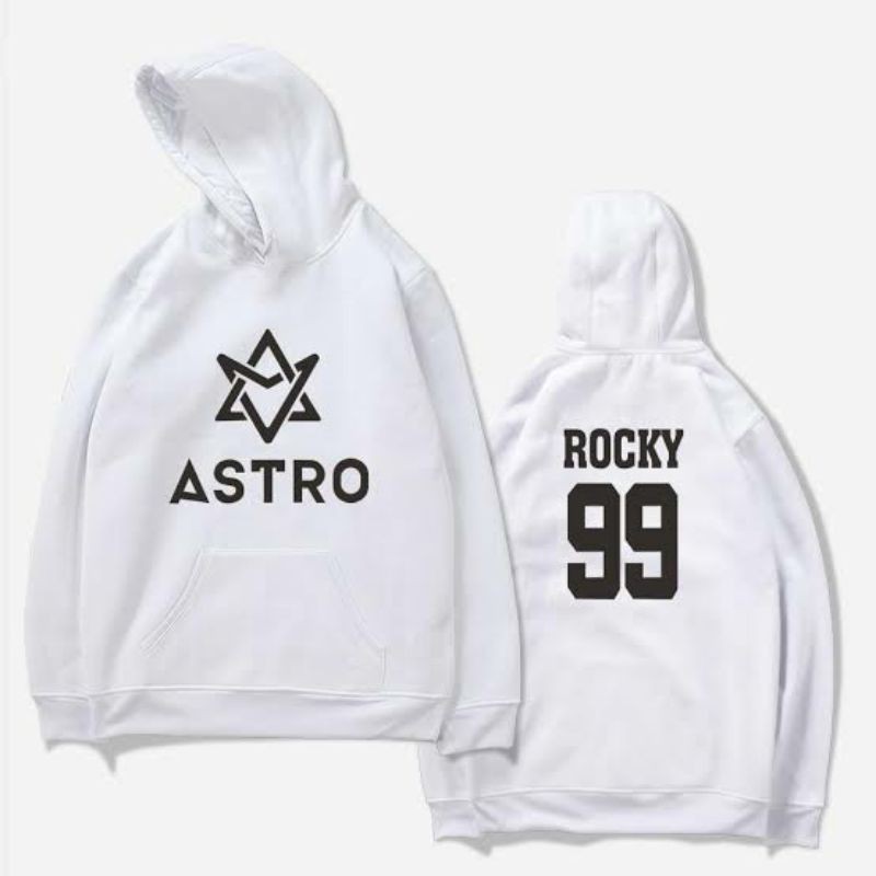 jaket Hoodie Jumper Astro request nama n nomor member