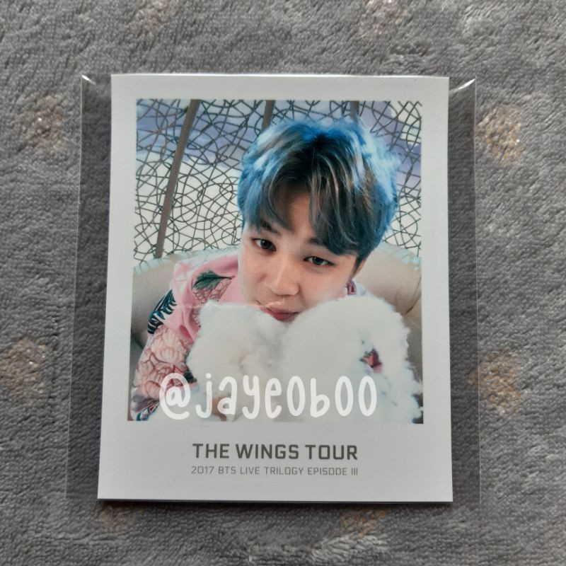JIMIN WINGSTOUR BINDER PHOTOCARD