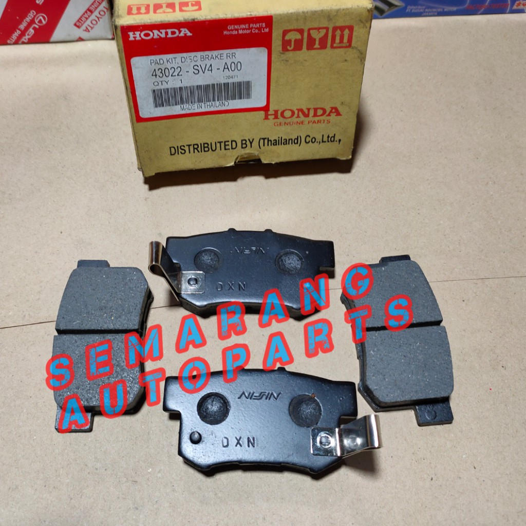 KAMPAS REM BELAKANG STREAM brake pad rear honda stream 2000cc 2.0cc
