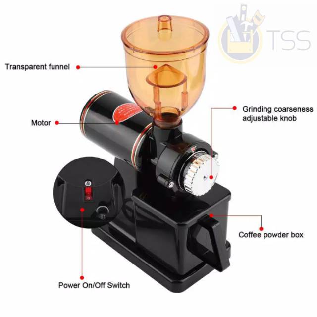 Kopi Grinder Mesin Penggiling Kopi Listrik / Electric Coffee Grinder Maker Elektrik