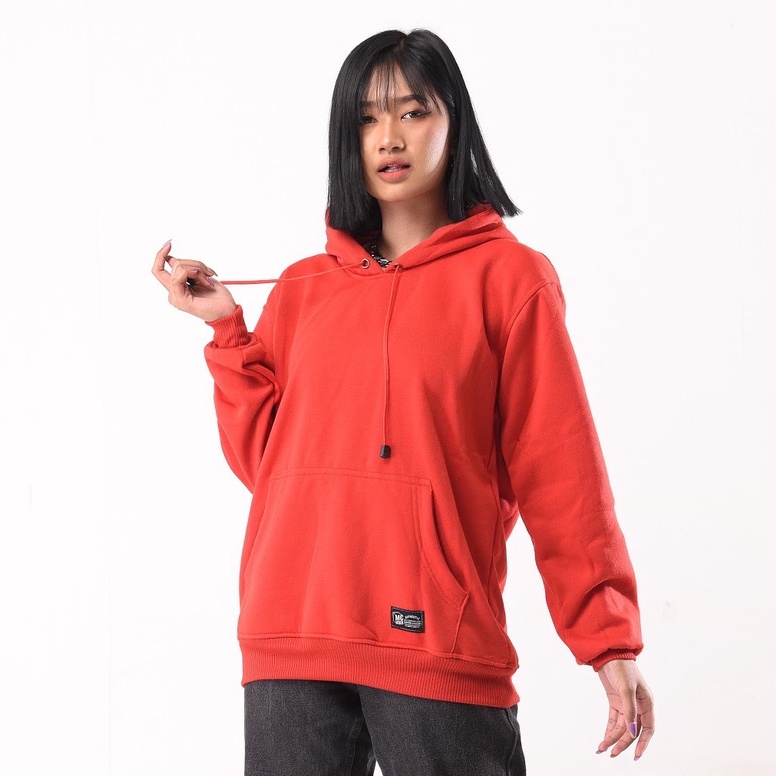 Mcvois Sweater Hoodie Polos Merah Cabe Pria Wanita Premium