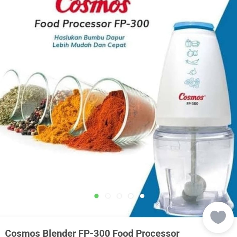 Cosmos Blender Mini Serbaguna Food Processor Blender Mini FP300 FP-300 FP 300
