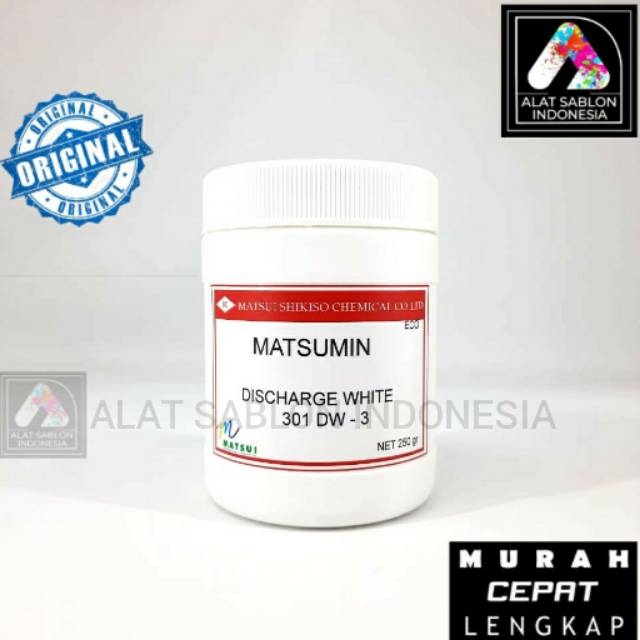 

HJK Matsui DISCHARGE WHITE 301 - DW 250gr Alat Sablon