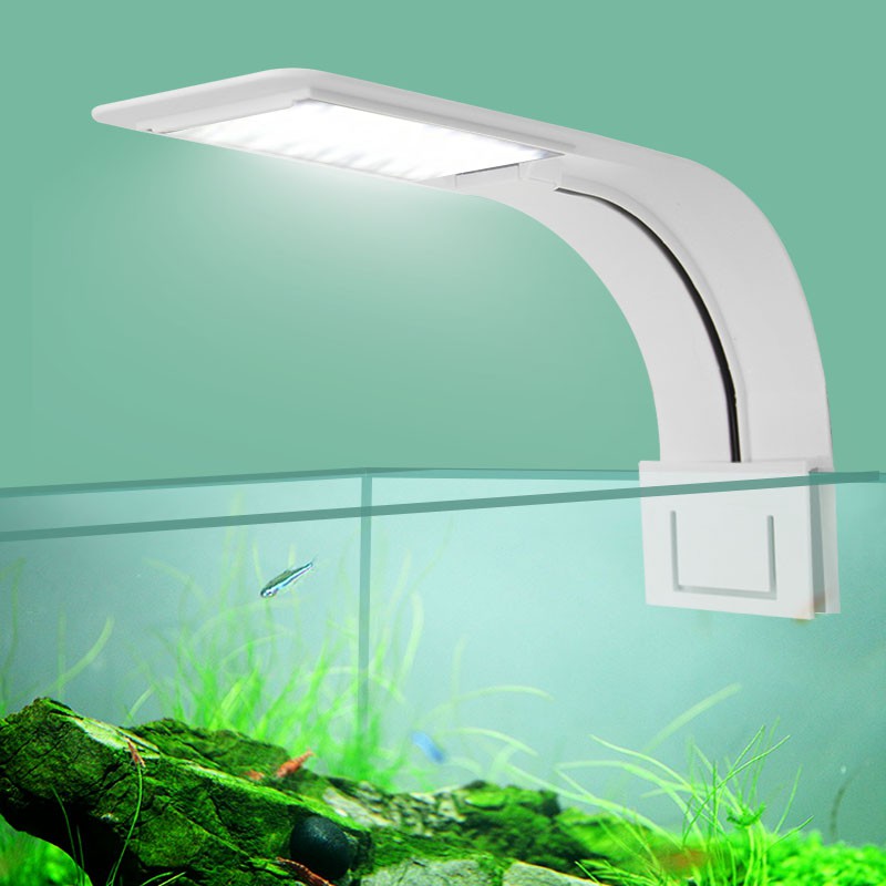 Lampu Aquarium LED Tipis Lampu LED Light Super Slim Clip On Lampu Waterproof Ultralight Ultrathin