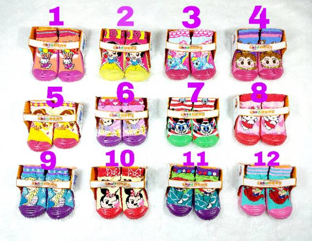 Skidder Prewalker Shoes  Girl / Boy Sepatu Bayi Alas Karet / Skider