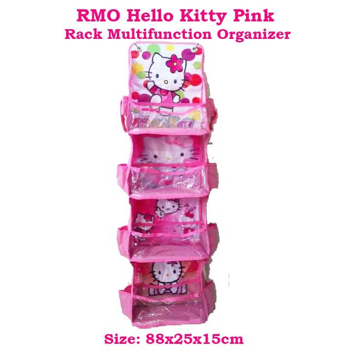 RMO Hello  Kitty  Pink Muda Rak  Multifungsi Organizer Rak  