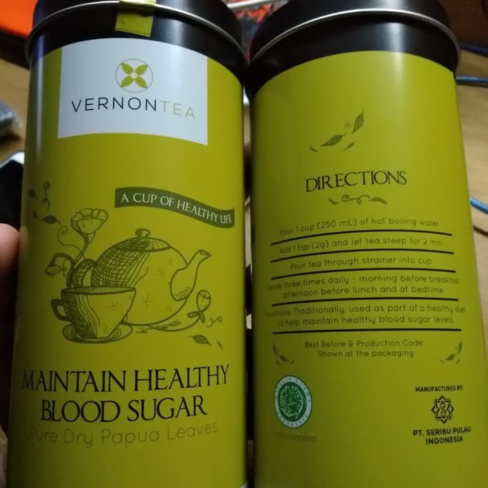 

Unik vernontea vernon tea Teh anti diabetes asli papua herbal Berkualitas