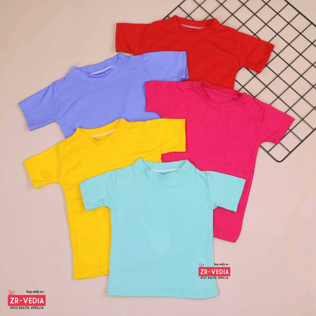 Kaos Isyana uk 1-6 Tahun / Kids T-Shirt Polos Kaos Anak Perempuan Baju Import Lengan Pendek Cewek